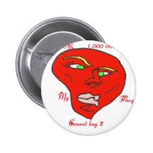COEUR DOLLAR BUY IT.PNG BADGE AVEC ÉPINGLE