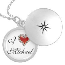 Coeur I sien son nom Collier