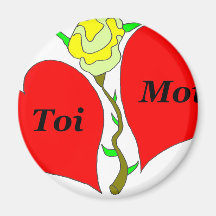 COEUR TOI ET MOI 2.png Aimant Pour Réfrigérateur