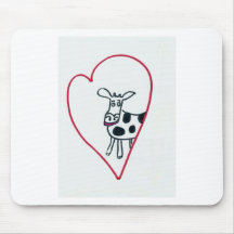 COEUR VACHE0001.jpg Tapis De Souris