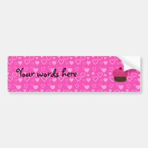 Coeurs roses de rose de petit gâteau de scintillem adhésifs pour voiture