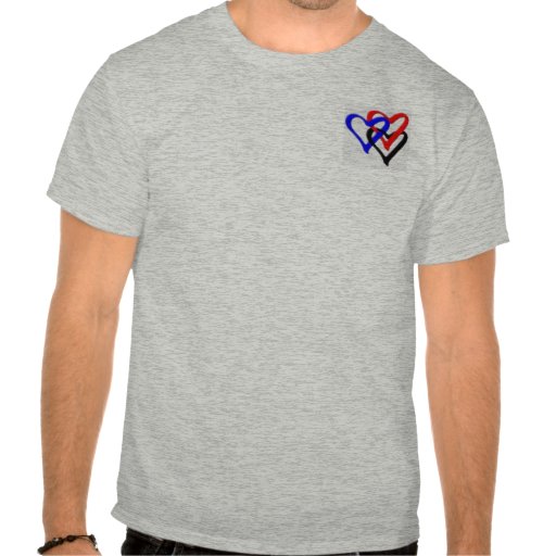 Coeurs tissés t-shirts