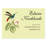 Colibri vintage élégant modèles de cartes de visite