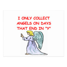 collecteur d'ange carte postale