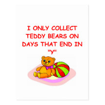 collecteur d'ours de nounours cartes postales