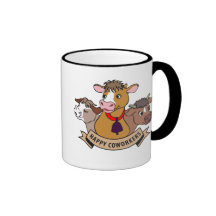 Collègues heureux tasse à café