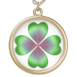 Collier irlandais de trèfle de shamrock