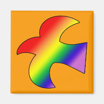 Colombe de GLBT Aimants