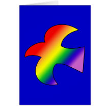 Colombe de GLBT Cartes
