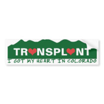 Colorado-Herz-Transplantation Auto Sticker