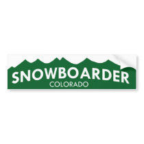 Colorado-Snowboarder-Autoaufkleber