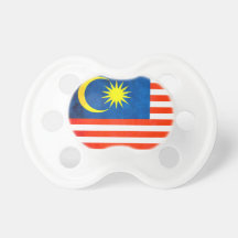Colorful Contrast Malaysian Flag Pacifiers