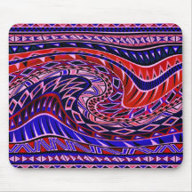 Colorful Geometric Pattern Mousepad