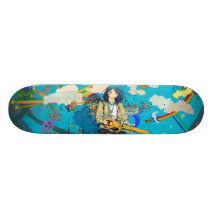 Combattant de zombi skateboards personnalisés