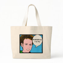 Comic-Streifen männliche Indiexhibit Tasche