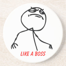 Comme un patron dessous de verre