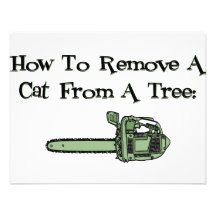 Comment enlever un chat d'un arbre invitation