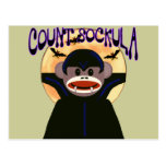 Compte Sockula de singe de chaussette Carte Postale