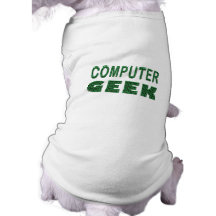 Computer Geek Dog T-shirt