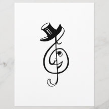conception black.png de musique de chapeau supérie tract