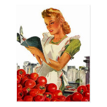 Conception de carte postale de carte de recette po