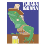 Conception d'iguane de Tijuana Carte Postale