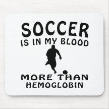 Conception du football tapis de souris