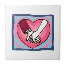 conception graphique d'amour de coeur hommes-femme carreaux