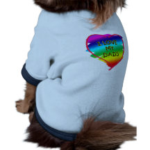 Conception impressionnante pour les papas gais vêtements pour chien