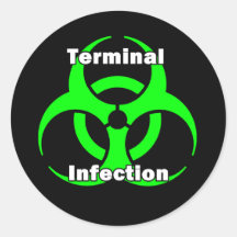Conception terminale d'autocollant d'infection