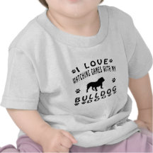 Conceptions de bouledogue t-shirts