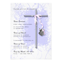 Confirmation religieuse de communion de baptême po faire-parts