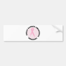 Conscience de cancer du sein ! autocollant pour voiture