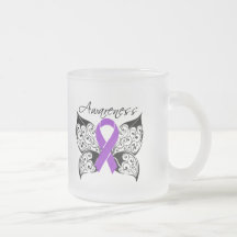 Conscience de papillon de tatouage - Cancer pancré Tasse