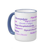 Conscience invisible de maladie tasse