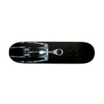 Conseil squelettique simple bleu de vision de rayo skateboards cutomisables