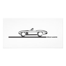 Convertible 1965 de Corvette Cartes Avec Photo