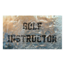 Cool Frozen Ice Golf Business Card