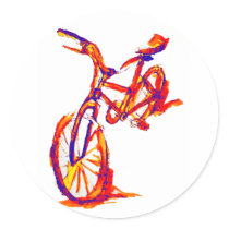 Coole künstlerische bunte Fahrrad-Entwürfe