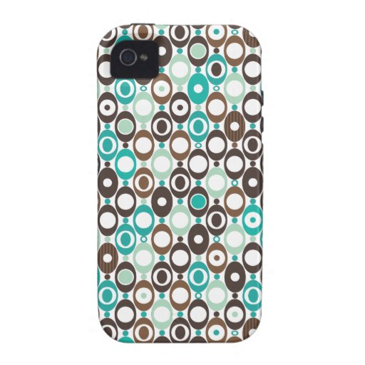 Coole retro Discomusterillustration iPhone 4 Cover