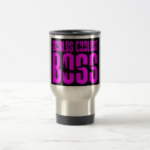 Coole rosa Geschenke für Chefs: Weltcoolster Chef Haferl