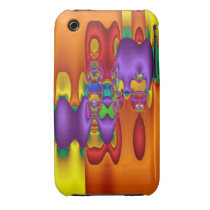 Cooler abstrakter bunter iPhone 3G/3GS Kasten