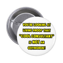 Cooler Berater ist NICHT ein Oxymoron Anstecknadelbutton