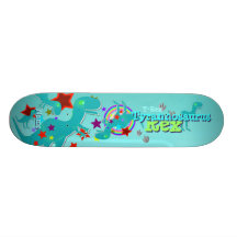Cooler Cartoon T-Rex Skateboard Skateboardbrett