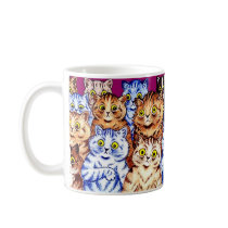 Cooler Katzen-Becher durch Louis Wain