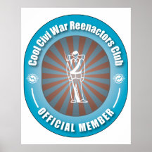 Cooler Krieg Civi Reenactors Verein Posterdrucke