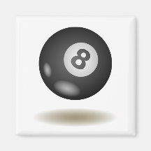 Cooles Billard-Emblem Kühlschrankmagnet