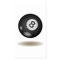 Cooles Billard-Emblem Visitenkarten Vorlagen