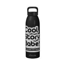 Cooles Geschichten-Baby, gehen jetzt machen mich e Wasserflaschen