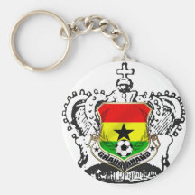 Cooles Ghana Emblem Ghana-Kriegerkönige Schlüsselbänder